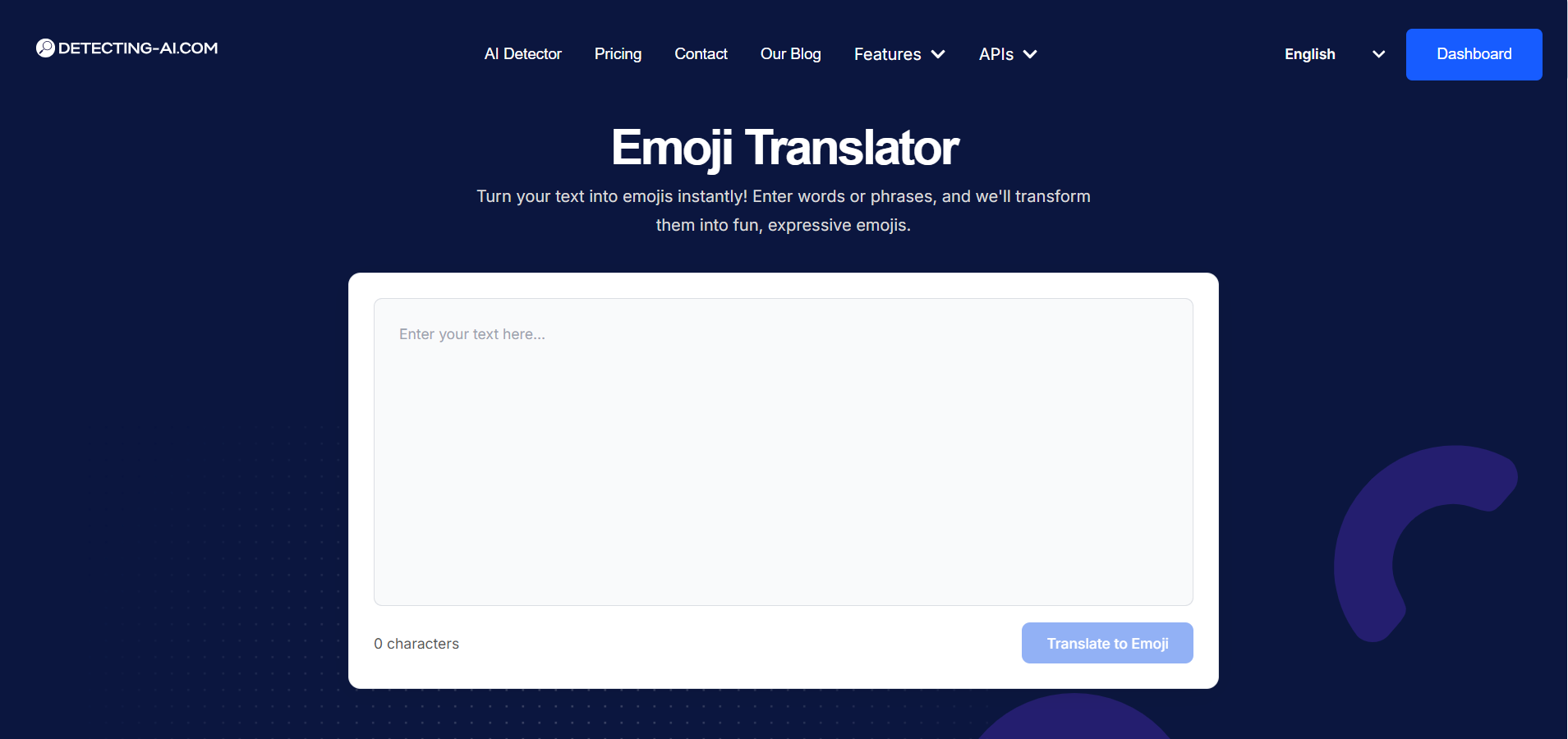 Emoji Translator - Convert Text to Emojis Instantly